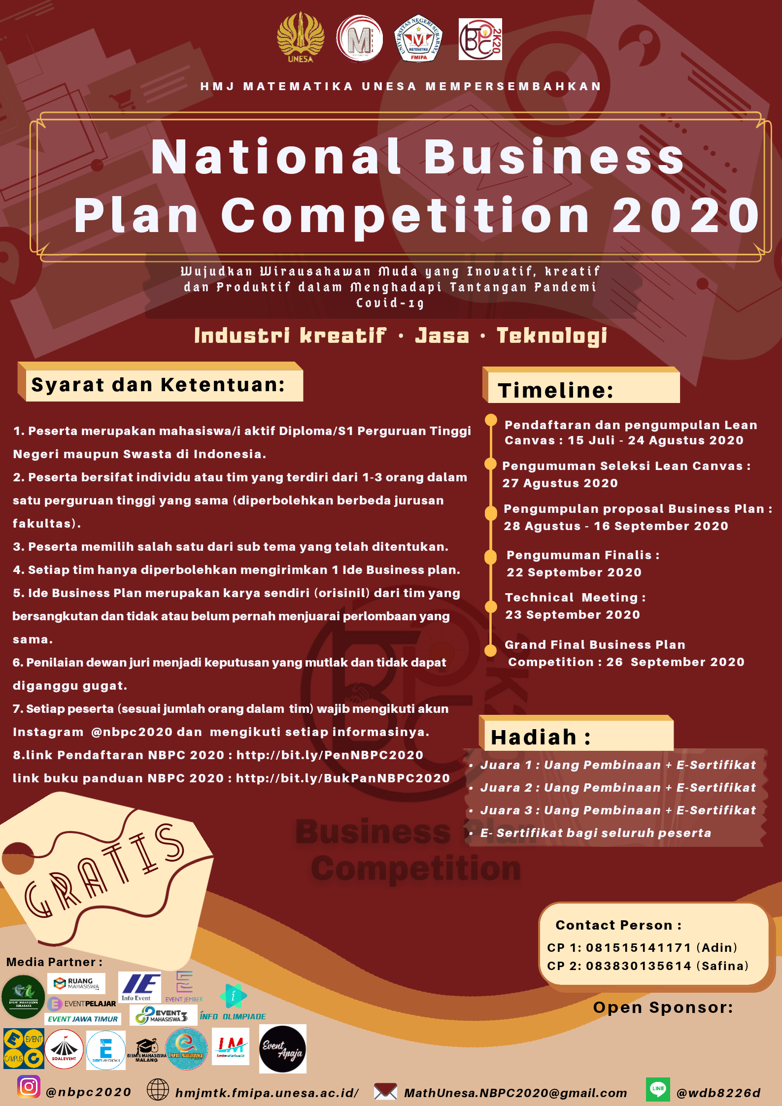national business plan competition